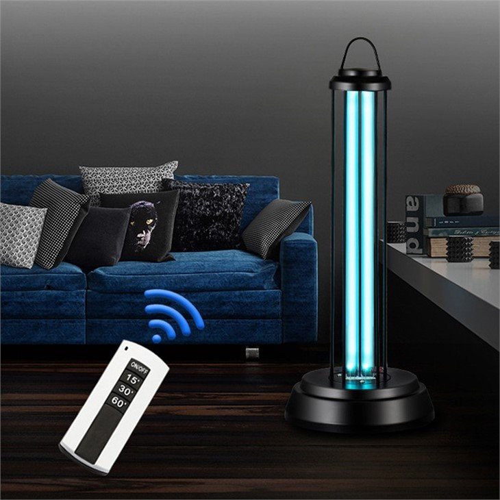 Disinfezione dell'aria con lampada UV