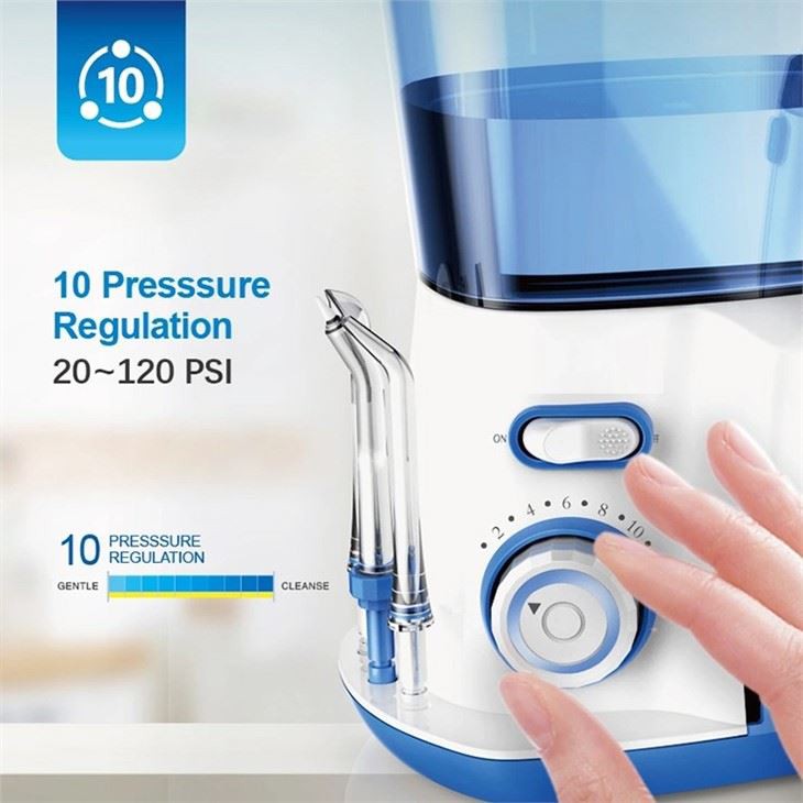 Macchina a getto d'acqua per filo interdentale