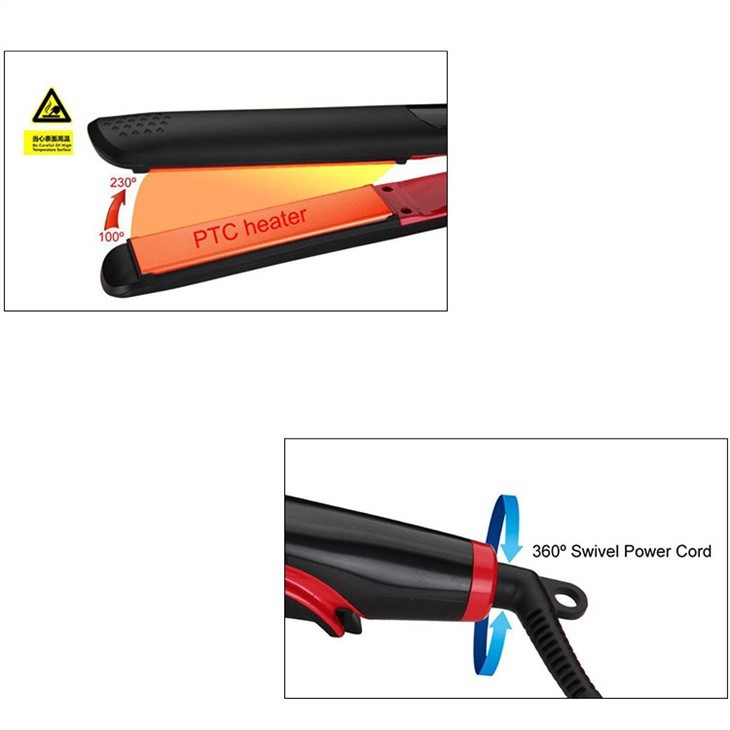 Piastra per capelli bigodino