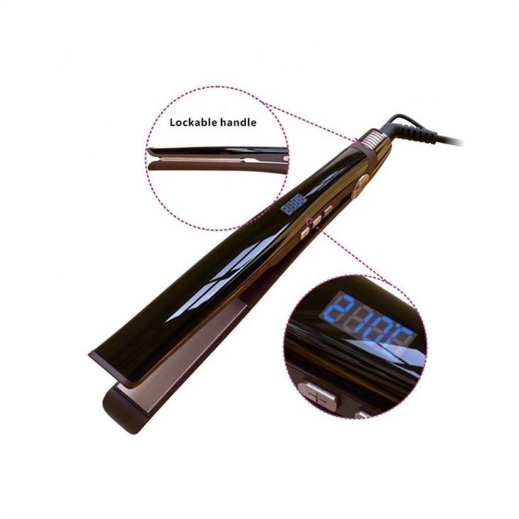 Piastra per capelli a LED in ceramica