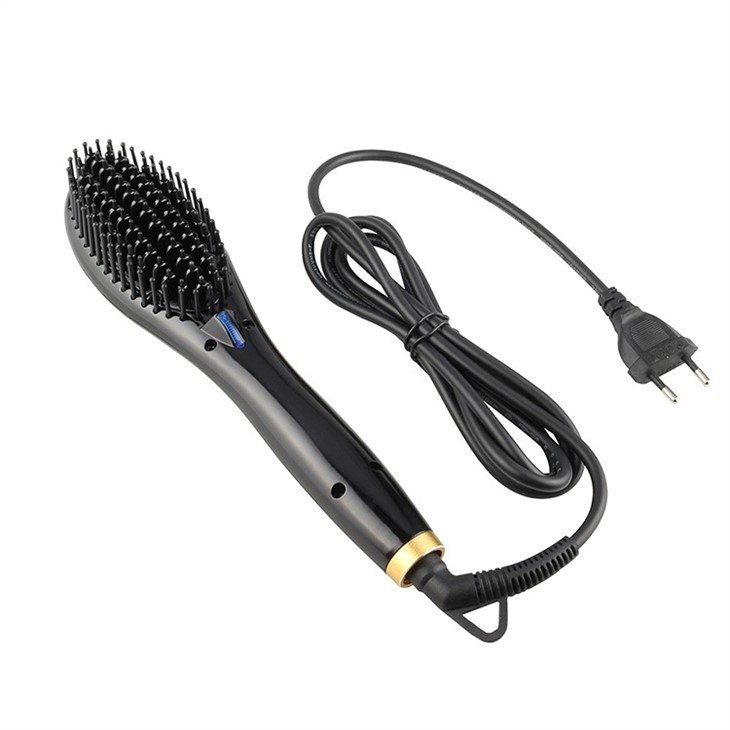 Spazzola elettrica per piastra per capelli ad aria calda
