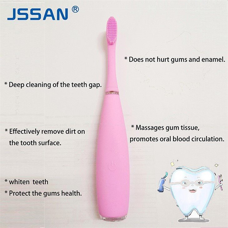 Spazzolino da denti in silicone per bambini/ragazzi